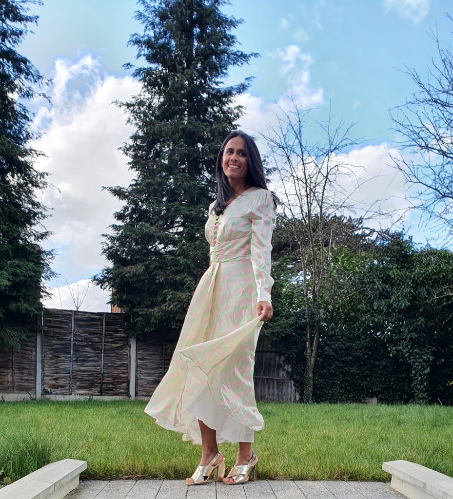 Wedding - Lliana Silk Midi Dress